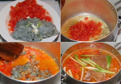 Cách làm món lẩu thả đặc sản Phan Thiết